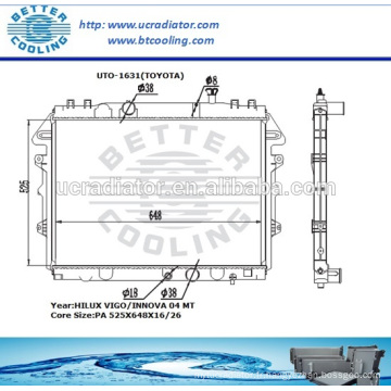 Radiateur pour Toyota Hilux Vigo/INNOVA 04 MT OEM: 16400-OL250